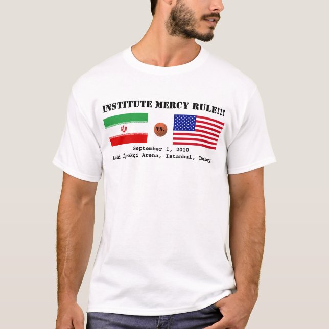 USA - IRAN Game T-Shirt (Devant)
