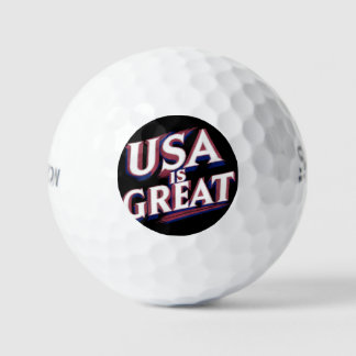 USA ist Great Golf Ball - Patriotic Design