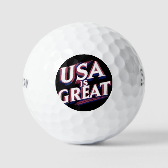 USA ist Great Golf Ball - Patriotic Design (Vorderseite)