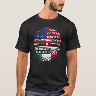 USA & Italien Flaggen Amerikanische Grossstädte It T-Shirt