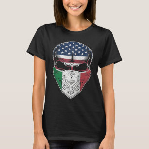 USA Italien Wurzeln Italien Amerikanische Flagge T-Shirt