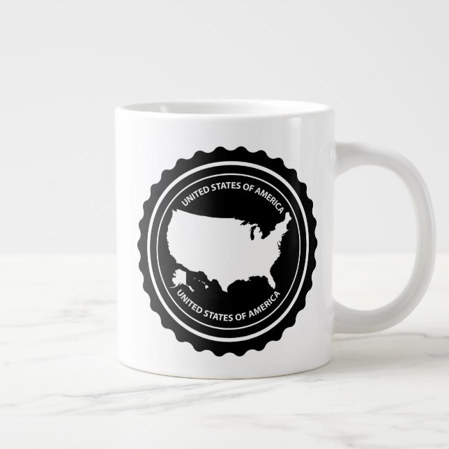 USA Jumbo-Tasse (Rechts)