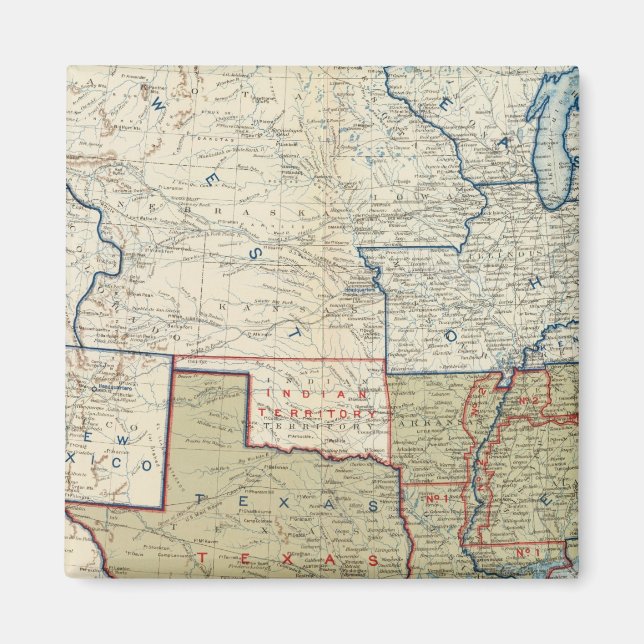 USA Juni 1861 Magnet (Vorne)
