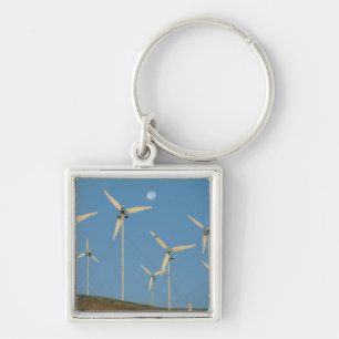 USA, Kalifornien, Altamont Pass, Windgeneratoren. Schlüsselanhänger