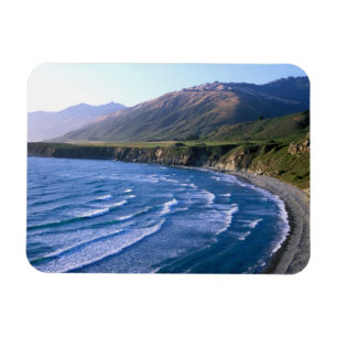 USA, Kalifornien, Big Sur, Bucht entlang der Autob Magnet