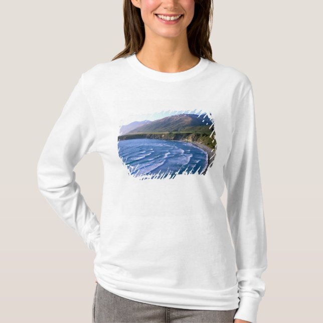 USA, Kalifornien, Big Sur, Bucht entlang der Autob T-Shirt (Vorderseite)