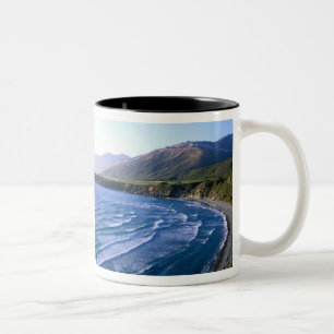 USA, Kalifornien, Big Sur, Bucht entlang der Highw Zweifarbige Tasse