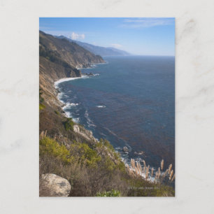 USA, Kalifornien, Big Sur, raue Küste Postkarte