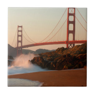 USA, Kalifornien. Blick auf die Golden Gate Bridge Fliese