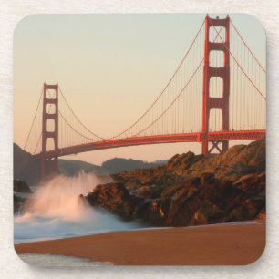 USA, Kalifornien. Blick auf die Golden Gate Bridge Getränkeuntersetzer