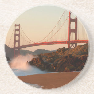 USA, Kalifornien. Blick auf die Golden Gate Bridge Getränkeuntersetzer