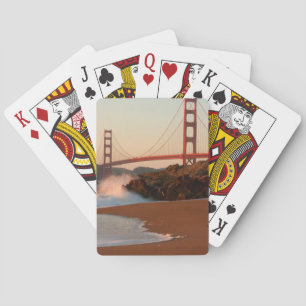 USA, Kalifornien. Blick auf die Golden Gate Bridge Spielkarten