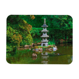USA, Kalifornien. Blick auf einen Teich Magnet