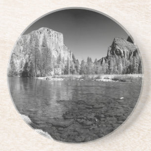 USA, Kalifornien. Blick auf Yosemite Valley Getränkeuntersetzer