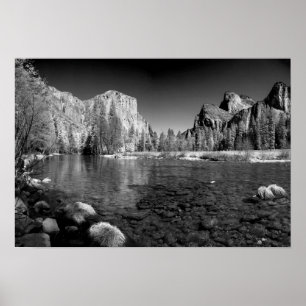 USA, Kalifornien. Blick auf Yosemite Valley Poster