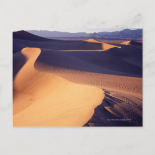 USA, Kalifornien, Death Valley, Sanddünen, Morgeng Postkarte