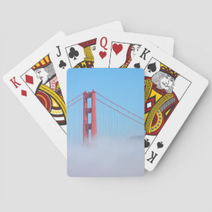 USA, Kalifornien. Golden Gate Bridge am Morgen Spielkarten