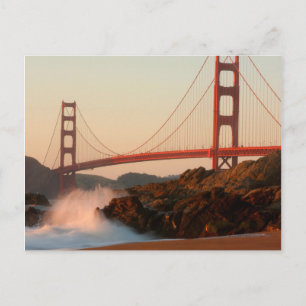 USA, Kalifornien. Golden Gate Bridge Blick Postkarte