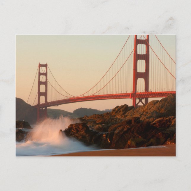 USA, Kalifornien. Golden Gate Bridge View Postkarte (Vorderseite)