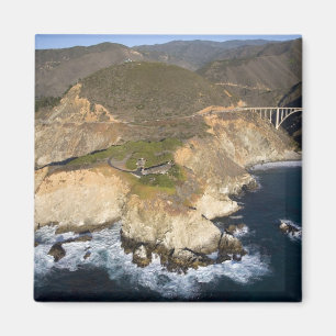  USA. Kalifornien. Großer Sur. Bixby-Brücke Magnet