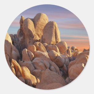 USA, Kalifornien, Joshua Tree National Park Runder Aufkleber