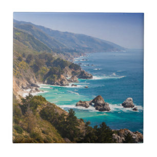 USA, Kalifornien. Kalifornische Küste, Big Sur Fliese