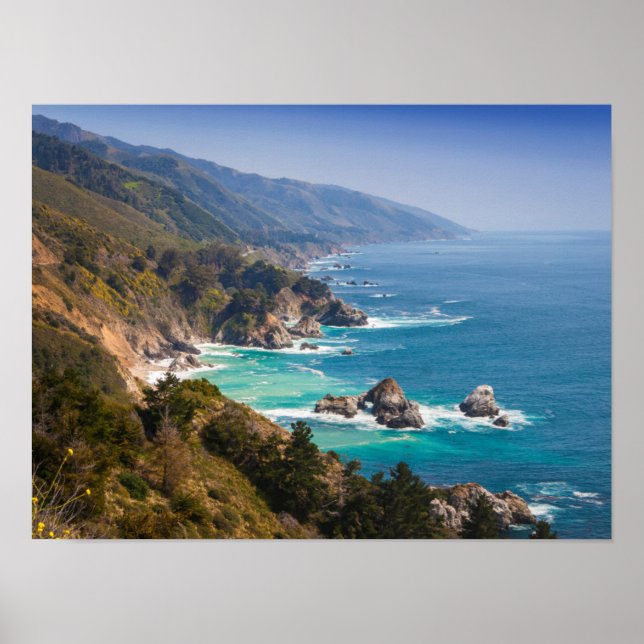 USA, Kalifornien. kalifornische Küste, großer Sur Poster (Vorne)