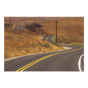 USA, Kalifornien. Landstraße. Gutschrift Fotodruck