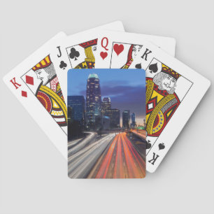 USA, Kalifornien, Los Angeles, 110 Freeway Spielkarten