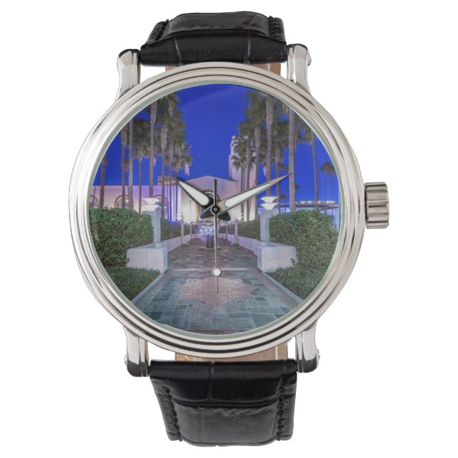 USA, Kalifornien, Los Angeles, Gewerkschaft Statio Armbanduhr (Vorderseite)