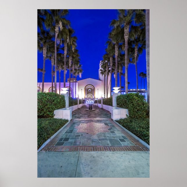 USA, Kalifornien, Los Angeles, Gewerkschaft Statio Poster (Vorne)