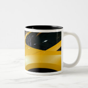 USA, Kalifornien, Los Angeles: Los Angeles Auto Zweifarbige Tasse
