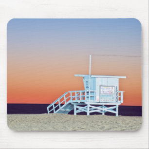 USA, Kalifornien, Los Angeles, Santa Monica Beach Mousepad