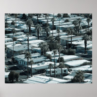 USA, Kalifornien, Palm Springs. Trailer Park auf