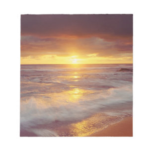 USA, Kalifornien, San Diego. Sonnenuntergang Notizblock