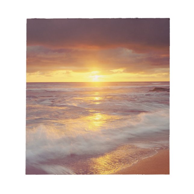 USA, Kalifornien, San Diego. Sunset Cliffs Beach Notizblock (Vorderseite)