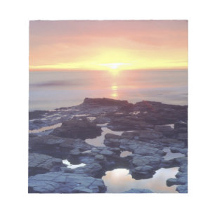 USA, Kalifornien, San Diego. Sunset Cliffs Gezeite Notizblock