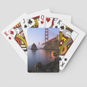 USA, Kalifornien, San Francisco. Golden Gate Spielkarten