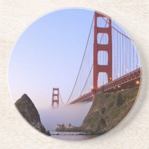 USA, Kalifornien, San Francisco. Goldenes Tor 3 Untersetzer