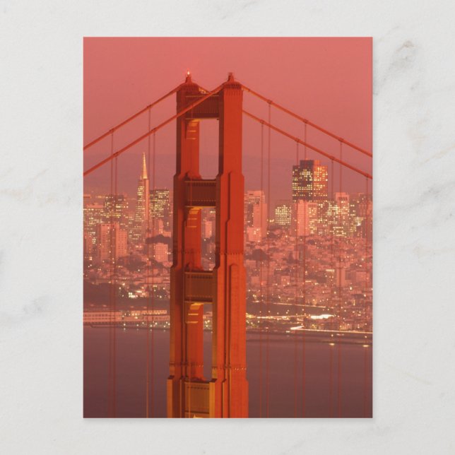 USA, Kalifornien, San Francisco. Postkarte (Vorderseite)