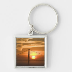 USA. Kalifornien. San Francisco. Sonnenuntergang Schlüsselanhänger