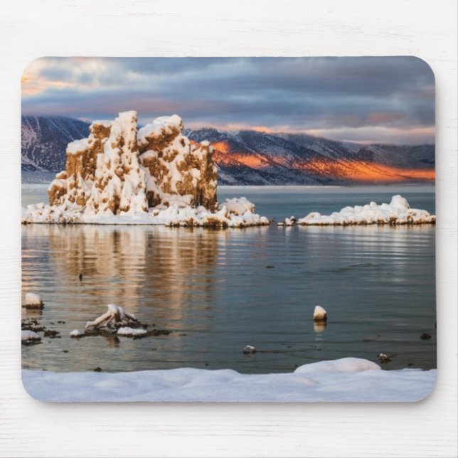USA, Kalifornien, Sonnenaufgang in Monosee Mousepad (Vorne)
