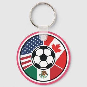 USA Kanada Mexiko 2026 Fußballturnier Schlüsselanh Schlüsselanhänger