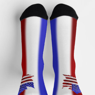 USA Kanada Socken Benutzerdefinierte US Kanada Cre