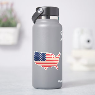USA-Karte Aufkleber