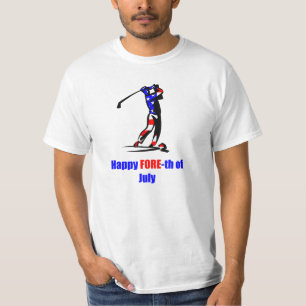 USA kennzeichnen 4. von Juli-Golf T-Shirt