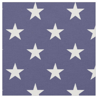 USA kennzeichnen weiße Sterne auf Flaggen-Blau Stoff