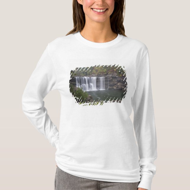USA - Kentucky. Cumberland Falls auf T-Shirt (Vorderseite)