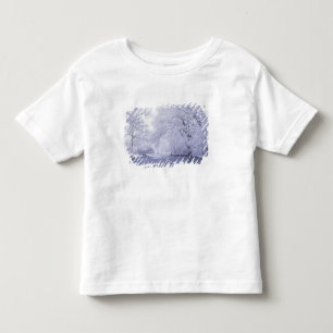 USA, Kentucky, Louisville. Schnee bedeckt Kleinkind T-shirt