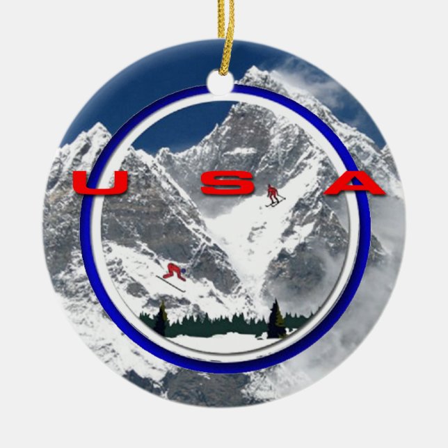 USA KERAMIKORNAMENT (Vorne)